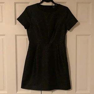 Madewell, size 2, shimmery black dress